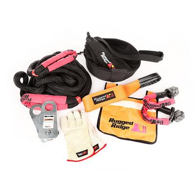 Rugged Ridge Premium Recovery Kit with Mesh Bag - 15104.29